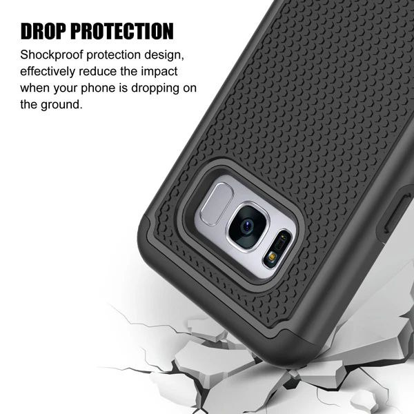 Hybrid Case Dual Layer Armor Defender Cover - Shockproof - Black - Selna L15 - Image 3