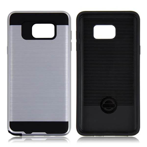 Hybrid Case Dual Layer Armor Defender Cover - Dropproof - Silver - Selna N35 - Image 3