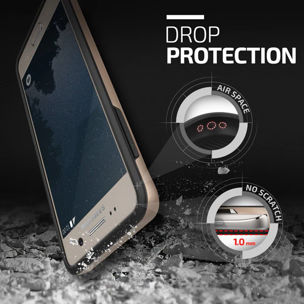 Hybrid Case Dual Layer Armor Defender Cover - Dropproof - Gold - Selna N36 - Image 4