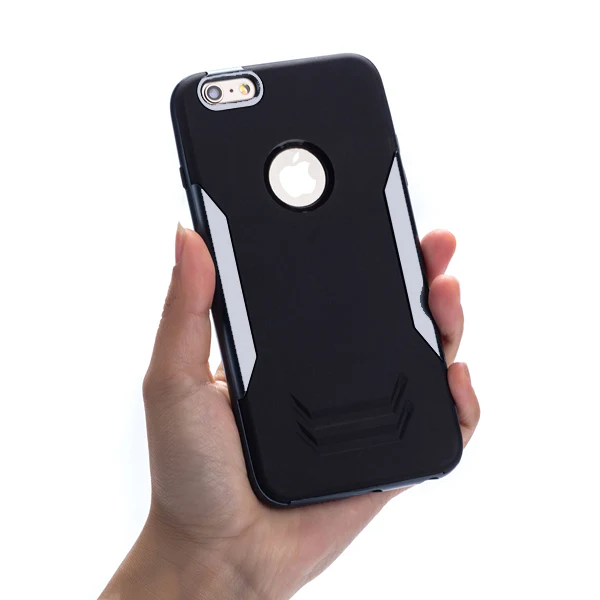 Hybrid Case Dual Layer Armor Bumper Cover - Dropproof - Gray - Selna N46 - Image 2