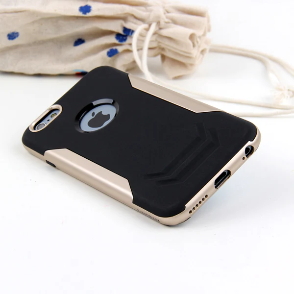 Hybrid Case Dual Layer Armor Bumper Cover - Dropproof - Gold - Selna N16 - Image 4