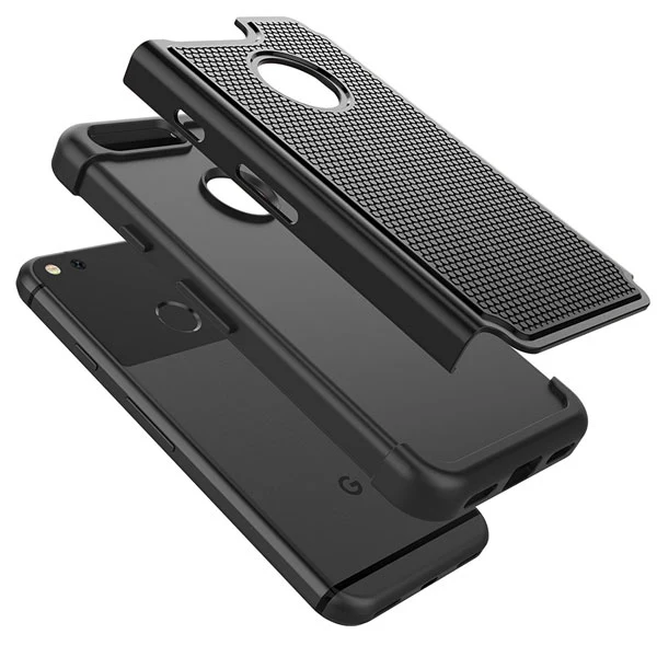 Hybrid Case Dual Layer Armor Defender Cover - Dropproof - Black - Selna B27 - Image 5