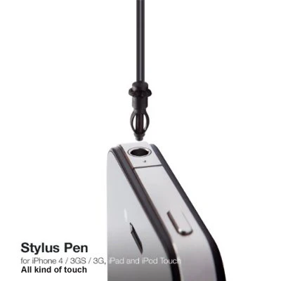 Stylus Touch Screen Pen - Compact - Aluminum - Silver - S46 - Image 3