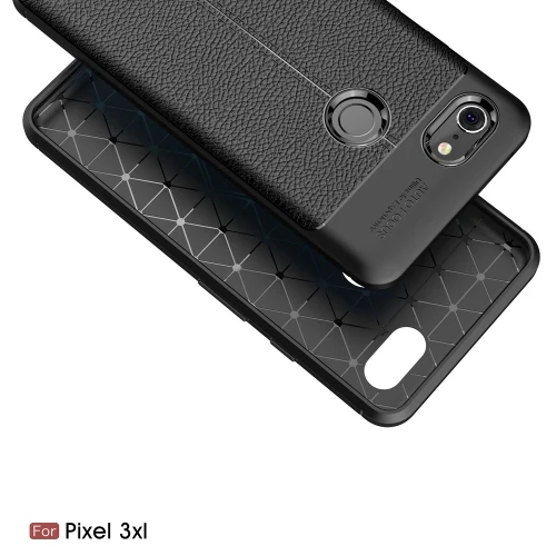 Ultra Slim TPU Leather Case Cover - Shock Absorbent - Black - Fonus V04 - Image 3