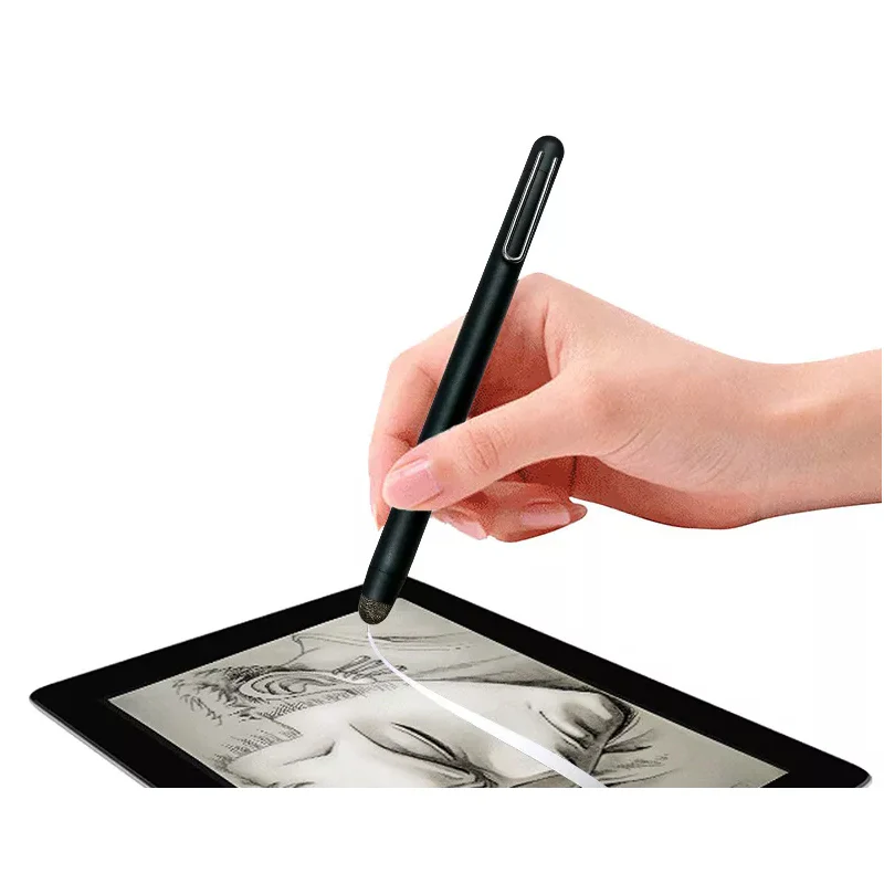 Stylus Touch Screen Pen Fiber Tip Aluminum Lightweight Black - ZDZ59 - Image 2