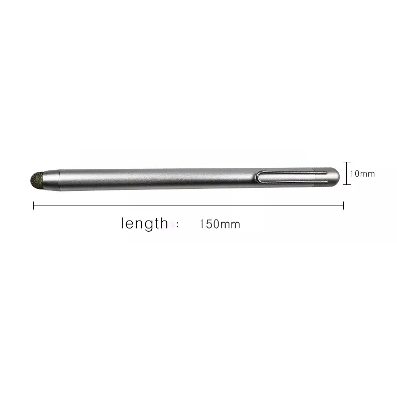Stylus Touch Screen Pen Fiber Tip Aluminum Lightweight Silver Color - ZDZ60 - Image 3