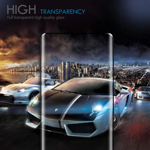 Samsung Galaxy S10 5G - Tempered Glass Screen Protector - Full Cover Curved - Fingerprint Unlock - Image 5