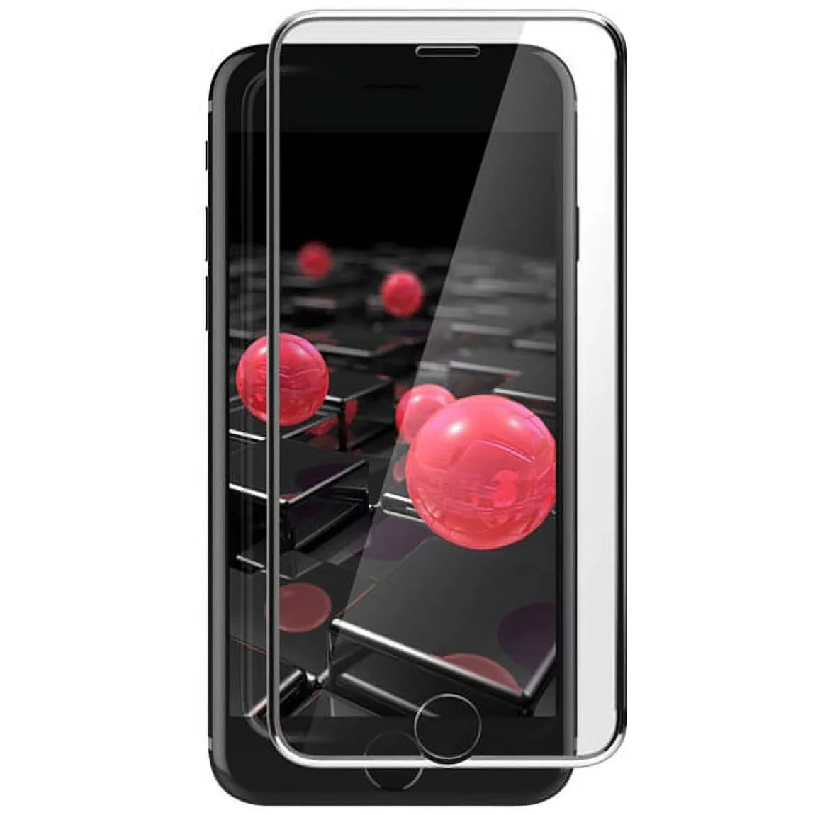 iPhone 7/8 Plus - Tempered Glass Screen Protector - HD Clear - 4D Curved - Full Cover