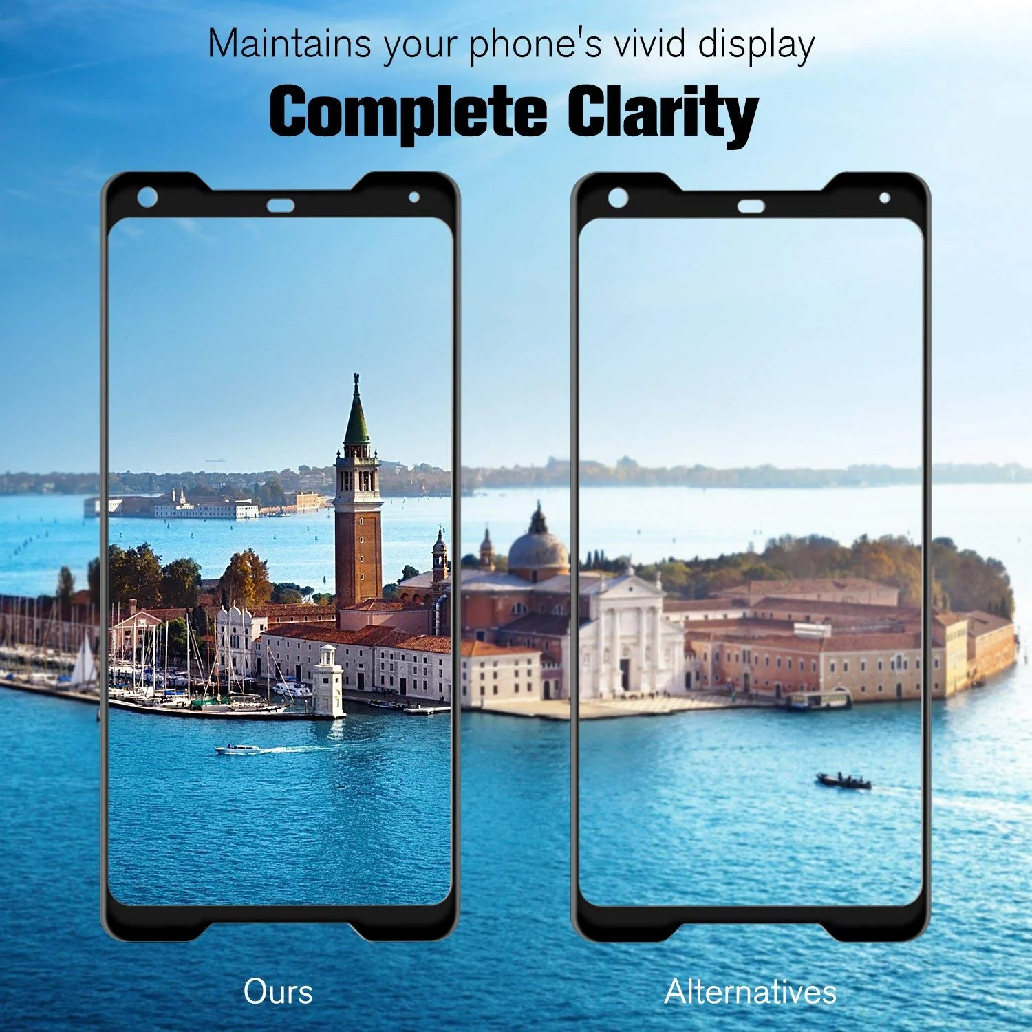 Google Pixel 2 XL - Tempered Glass Screen Protector - HD Clear - Curved - Full Cover - Image 6
