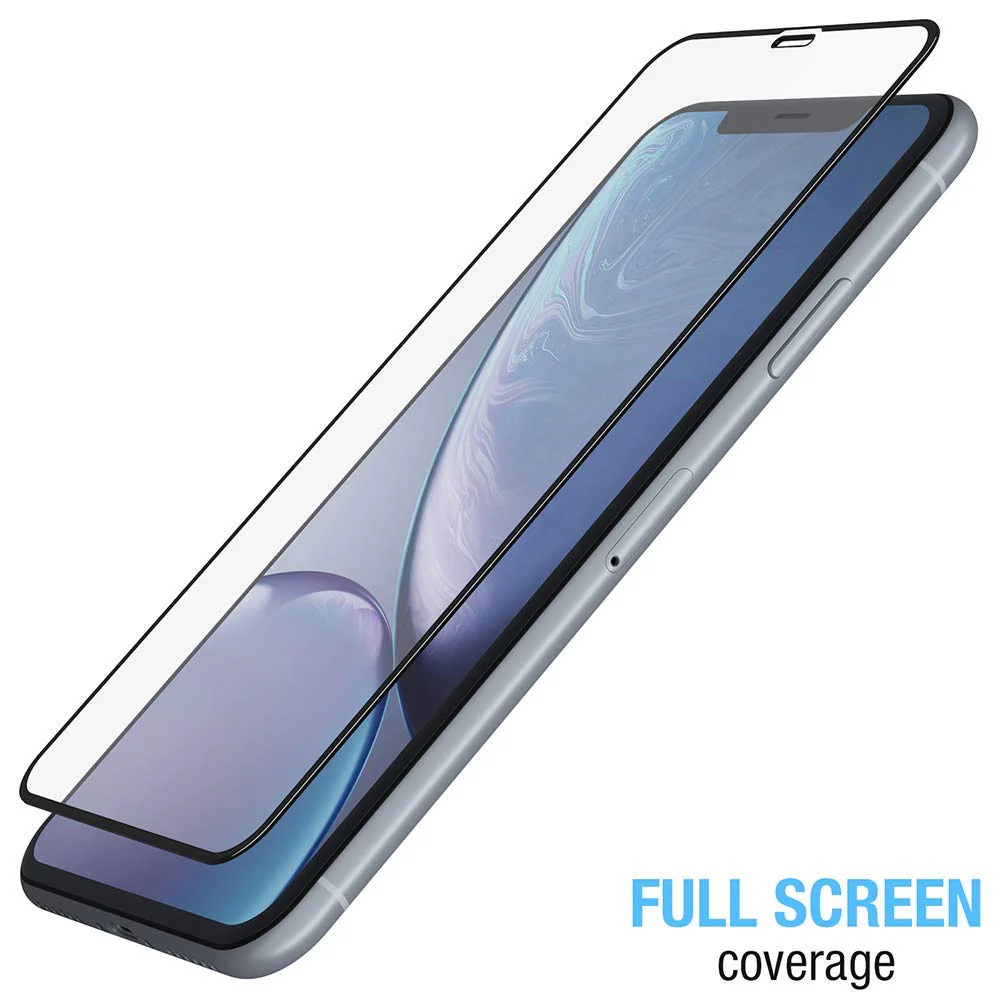 iPhone XR/11 - Tempered Glass Screen Protector - HD Clear - 5D Curved - Full Cover - Image 2