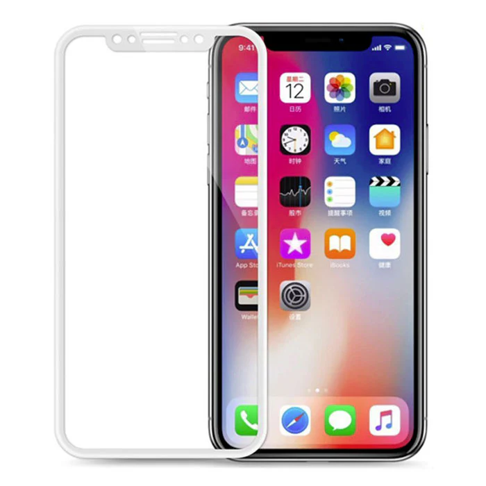 iPhone X/XS/11 Pro - Tempered Glass Screen Protector - HD Clear - 5D Curved - Full Cover