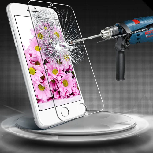 iPhone 6S 7 8 - Tempered Glass Screen Protector - HD Clear - Full Cover - Image 3