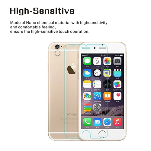 iPhone 6S 7 8 - Tempered Glass Screen Protector - HD Clear - Full Cover - Image 6