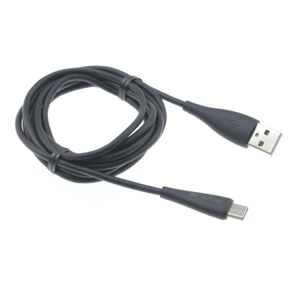 10ft USB-C Cable Charger Cord - TPE - Black - Fonus K97 - Image 3