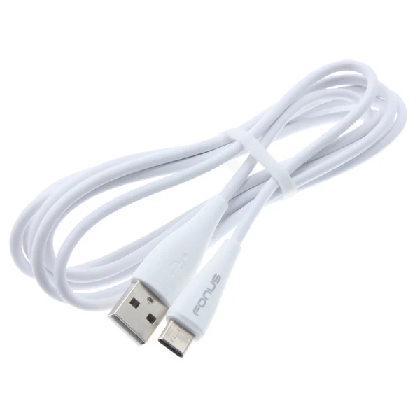 10ft USB-C Cable Charger Cord - TPE - White - Fonus R10 - Image 4