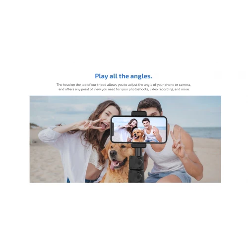 Tripod Selfie Stick Wireless Monopod Remote Shutter Built-in Self-Portrait - ZDRS1 - Image 5