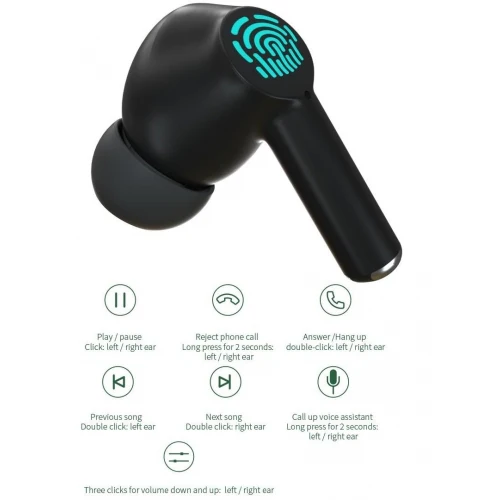 TWS Wireless Earphones ANC Earbuds Headphones - E70 - Image 4