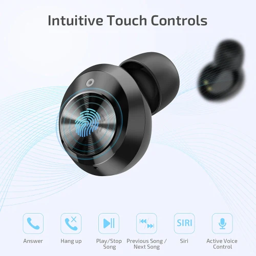 TWS Earphones Wireless Earbuds Headphones True Stereo Headset - ZDTWS2 - Image 5