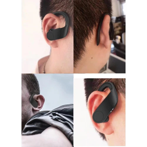 TWS Wireless Earphones Behind the Ear Buds - Black - L86 - Image 4