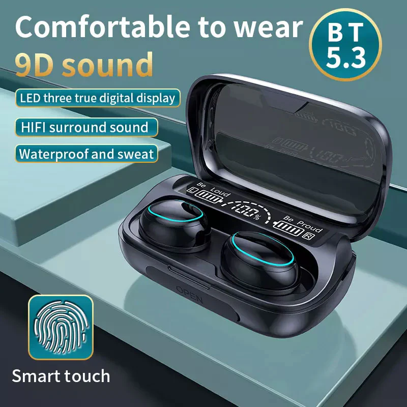 TWS Headphones Wireless Earbuds Earphones True Wireless Stereo Headset - ZDY82 - Image 5