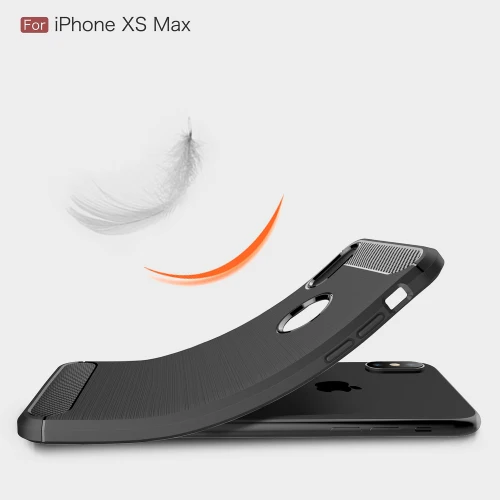Ultra Slim Carbon Fiber Case Cover - Shockproof - Black - Fonus R96 - Image 2