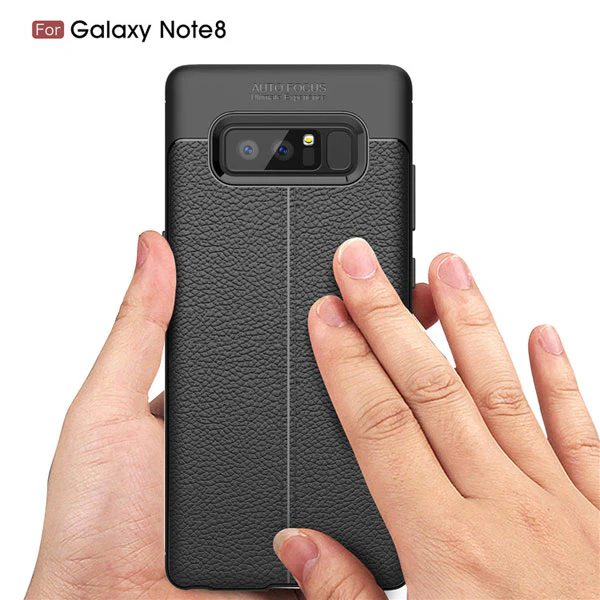 Ultra Slim TPU Leather Case Cover - Shock Absorbent - Black - Fonus L24 - Image 2