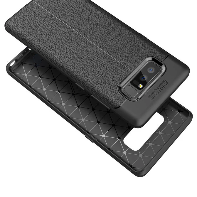 Ultra Slim TPU Leather Case Cover - Shock Absorbent - Black - Fonus L24 - Image 3