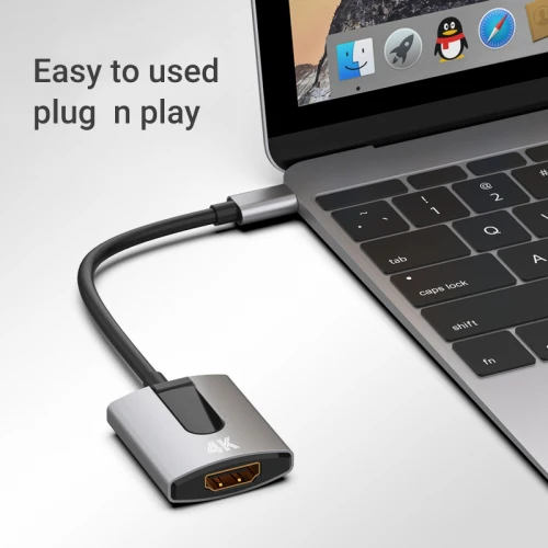 USB-C to 4K HDMI Adapter Projector Converter TV Video Hub TYPE-C - ZDF19 - Image 4