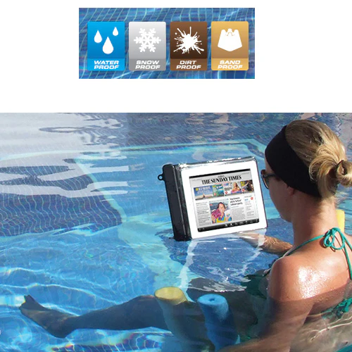 IPX8 Waterproof Case Underwater Transparent Cover - Touch Screen - L - Clear - Fonus B17 - Image 4