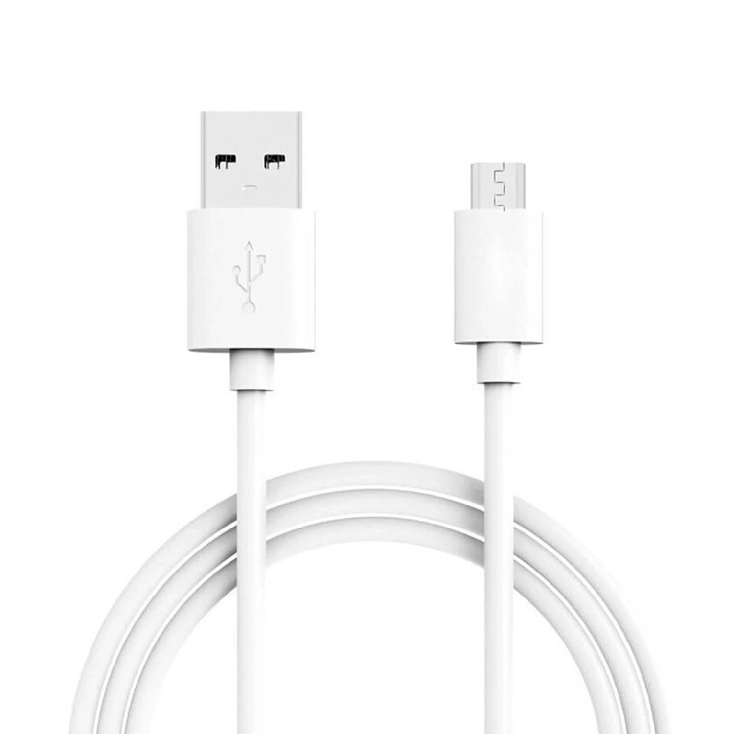 10ft Micro USB Cable Charger Cord - TPE - White - Fonus G92