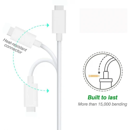 Type-C to USB-C Cable Short PD Fast Charge Cord Power Wire - Image 3