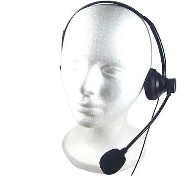 Over the Head Headphone Single Earphone 3.5mm - Boom Microphone - Black - Fonus M03 - Image 4
