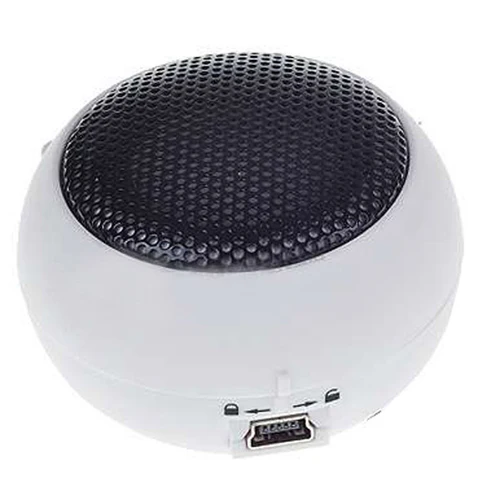 Multimedia Loud Speaker - Wired - MicroSD Player - White - S99 - Image 2