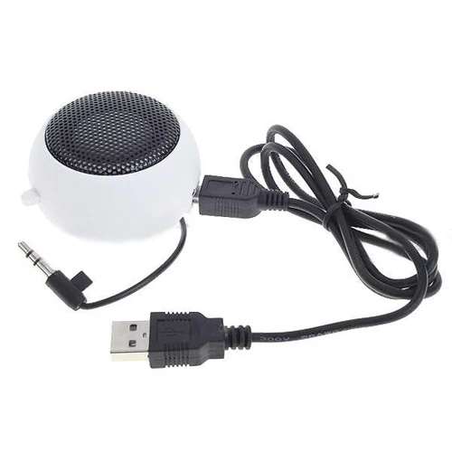Multimedia Loud Speaker - Wired - MicroSD Player - White - S99 - Image 5