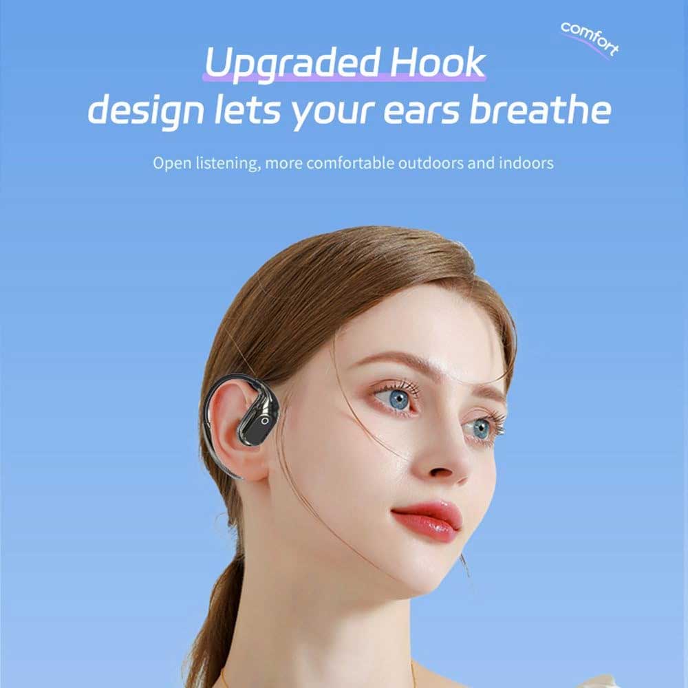 Wireless Ear-hook OWS Earphones Bluetooth Earbuds Over the Ear Headphones True Stereo Charging Case Hands-free Mic - ZDG30 - Image 3
