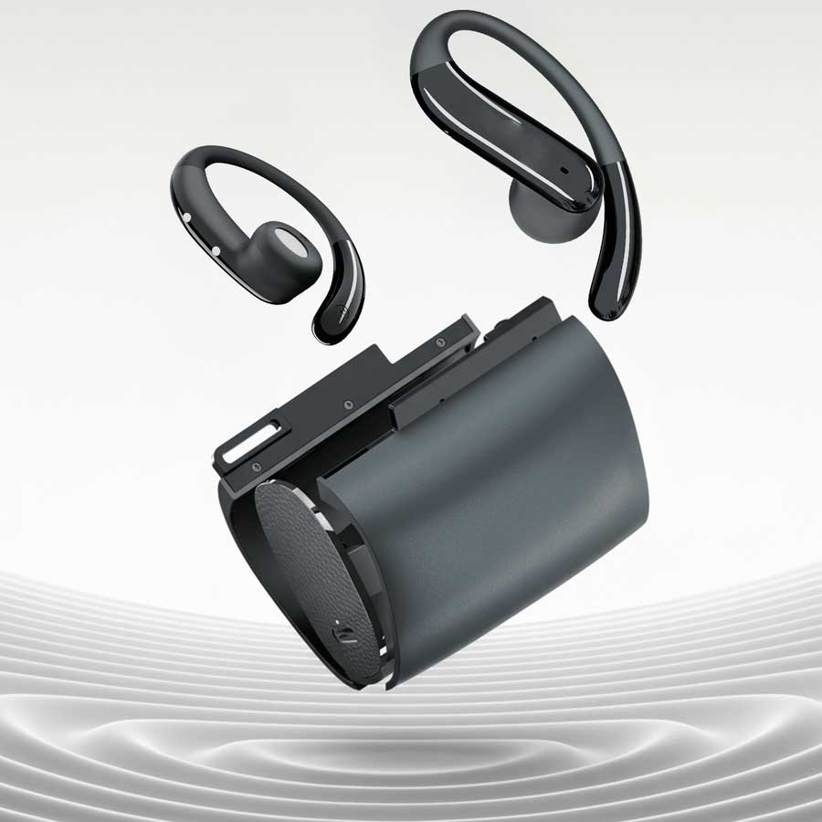 Wireless Ear-hook OWS Earphones Bluetooth Earbuds Over the Ear Headphones True Stereo Charging Case Hands-free Mic - ZDY81 - Image 4