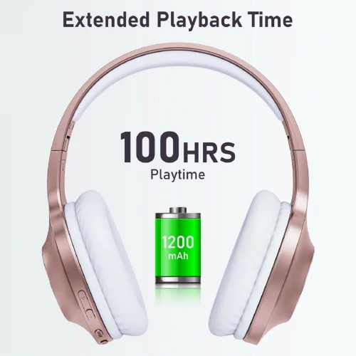 Wireless Headphones Foldable Headset w Mic Hands-free Earphones - ZDCM1 - Image 2