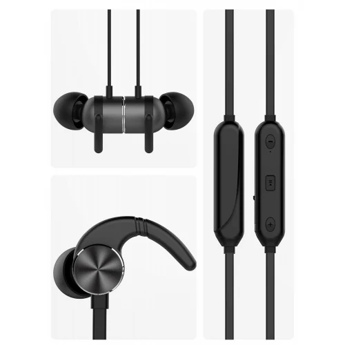 Neckbank Sports Wireless Earphones - Black - L84 - Image 5